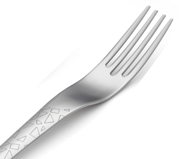 JOY TRIANGLE 24 Piece Cutlery Set in 18/10 Polished Stainless Steel 2 mm Thickness with Display Box