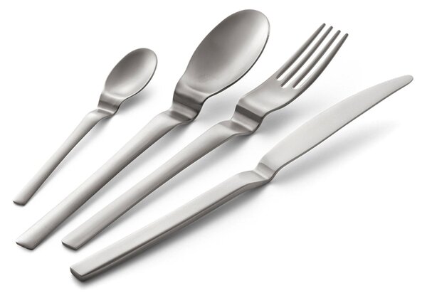 Joy Up 2.00 mm 18/10 Brushed Stainless Steel Cutlery Set 24 Pieces in Showcase Packaging JOY UP Brushed, 18/10 (AISI304) 2 mm Stainless Steel Finish