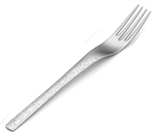 JOY TRIANGLE Table Fork in 18.10 AISI304 Stainless Steel 2 mm, Length 217 mm, Steel Handle, Dishwasher Safe