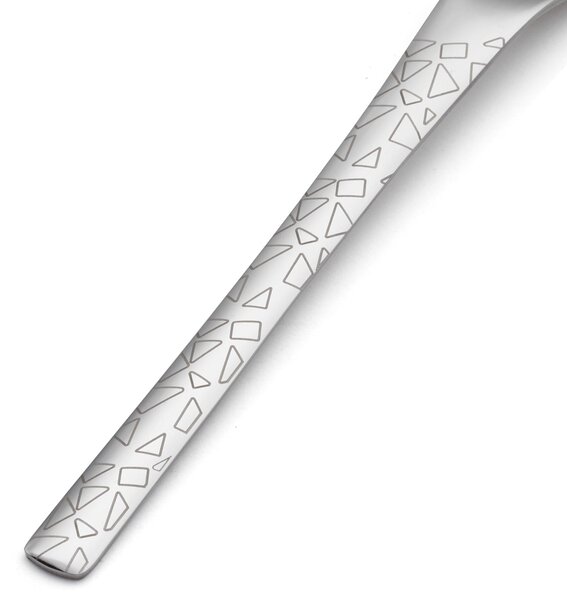 JOY TRIANGLE Table Spoon in 18.10 AISI304 Stainless Steel 2 mm, Length 217 mm, Steel Handle, Dishwasher Safe