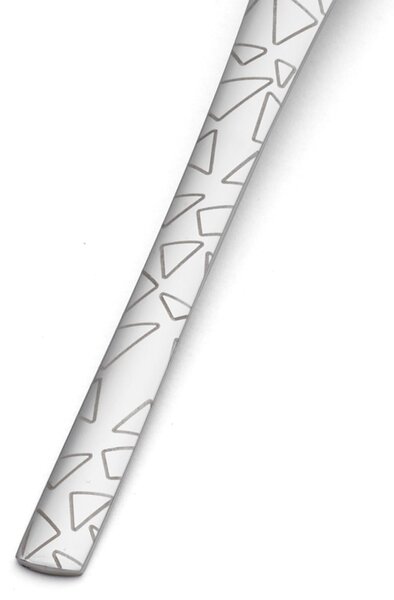 JOY TRIANGLE coffee spoon in 18.10 AISI304 stainless steel 2 mm, Length 142 mm handle in steel dishwasher safe