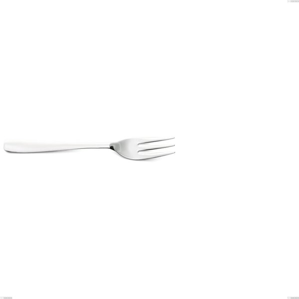 Katya Dessert Fork, Polished AISI 304 Stainless Steel Cutlery, 2 mm Thickness, 150 mm Length