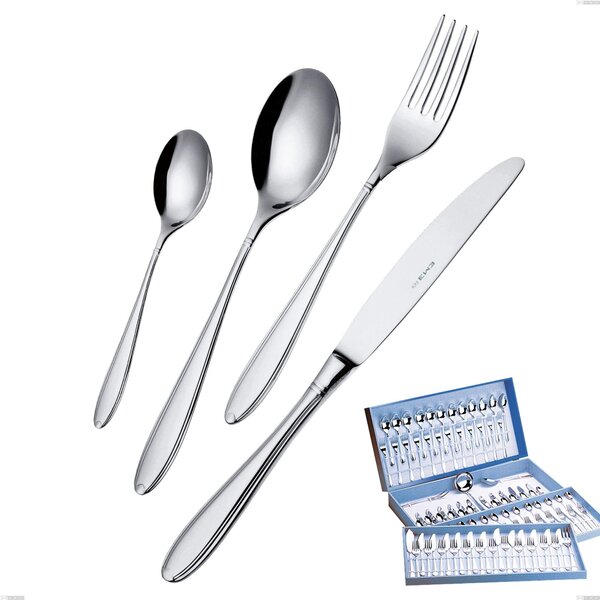 Kappa 113-piece Cutlery Set in Gift Case, Stainless Steel 18.10 (AISI304), 2.5 mm Thickness