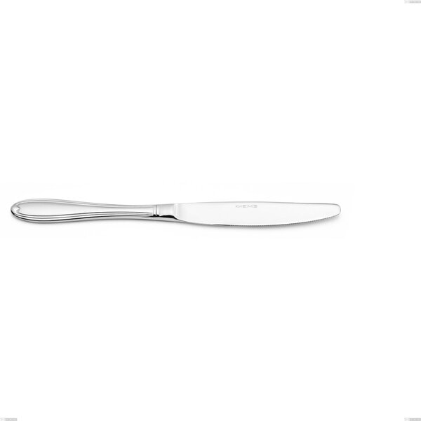 Kappa Table Knife, Stainless Steel 18.10 (AISI304), 2.5 mm Thickness, 233 mm Length, Polished Stainless Steel