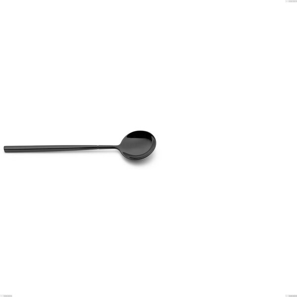 Kyoto Black Coffee Spoon, Stainless Steel (Aisi 304) with Polished Steel PVD Treatment, Length 145 mm
