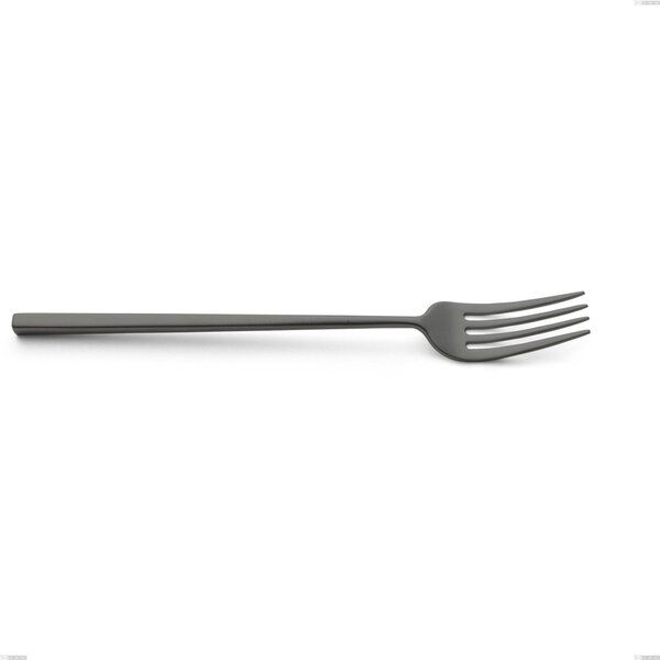 Kyoto Sandblasted Black Serving Fork, Sandblasted Stainless Steel (Aisi 304), Length 247 mm