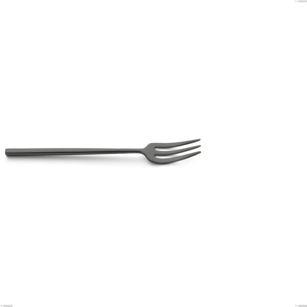 Kyoto Sandblasted Black Dessert Fork, Stainless Steel (Aisi 304) Sandblasted, Length 153 mm