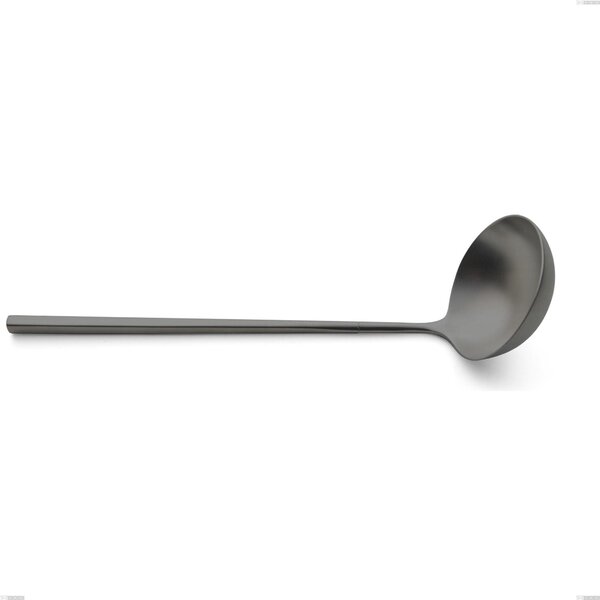 Kyoto Sandblasted Black Ladle, Stainless Steel (Aisi 304) Sandblasted, Length 280 mm