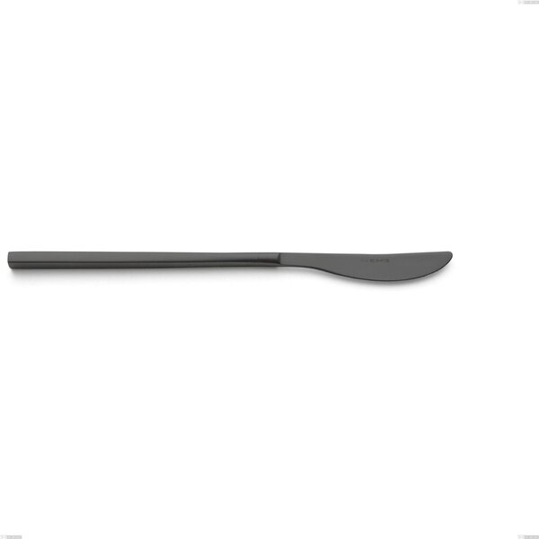 Kyoto Sandblasted Black Table Knife, Sandblasted Stainless Steel (Aisi 304), length 229 mm
