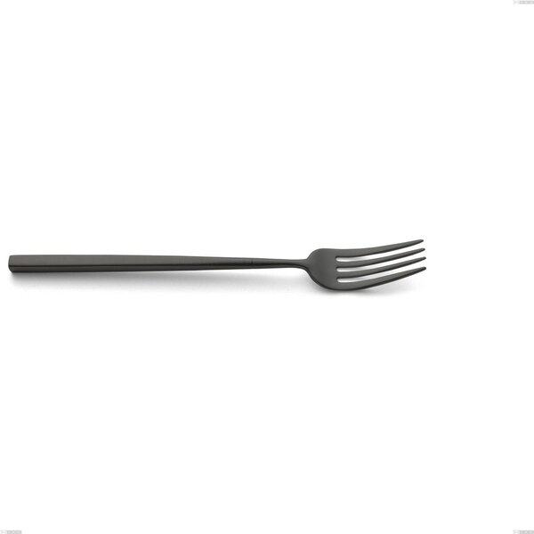 Kyoto Sandblasted Black Table Fork, Stainless Steel (Aisi 304) Sandblasted, Length 218 mm