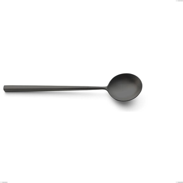 Table Spoon, Kyoto Sandblasted Black Soup, Sandblasted Stainless Steel (Aisi 304), Length 210 mm