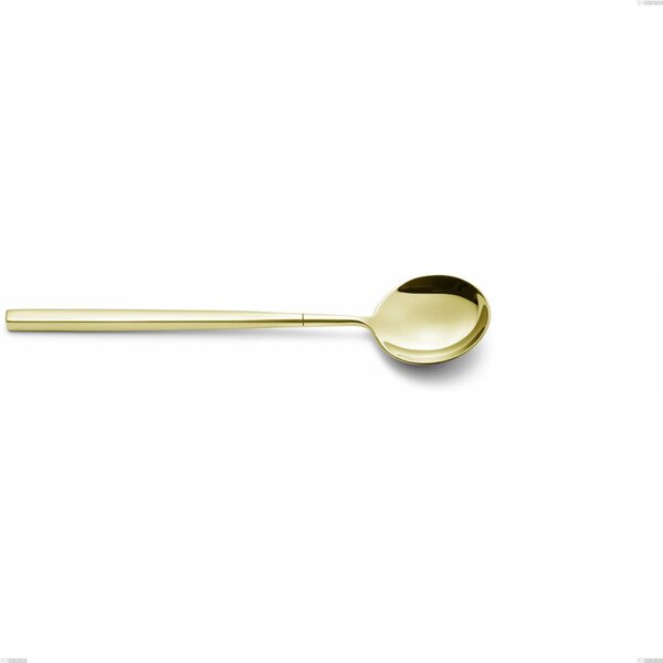 Kyoto Tin Gold Tablespoon, Stainless Steel (Aisi 304) with Polished PVD Treatment, Length 210 mm