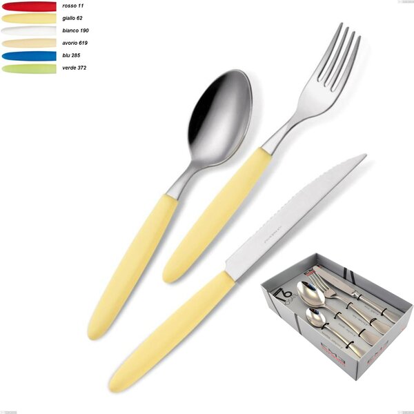Light 16 Piece Cutlery Set in Showcase Packaging, 18.c Steel