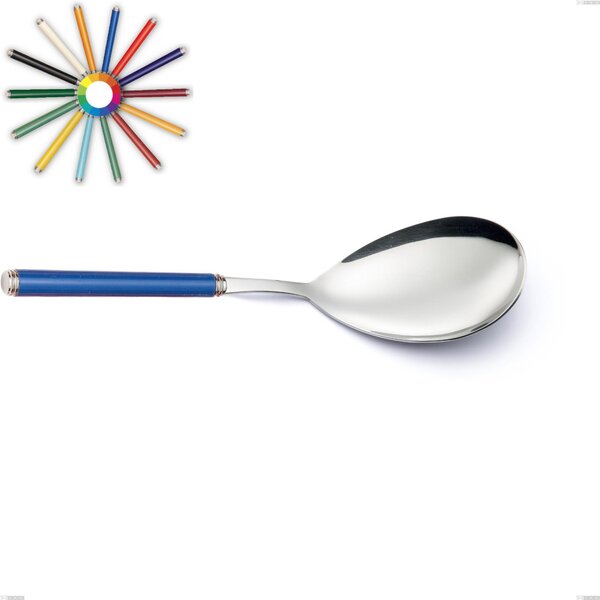 Rice Scoop Line, Stainless Steel 18/10 (AISI304) Mirror Finish, Methacrylate Handles Length 275 mm Linea