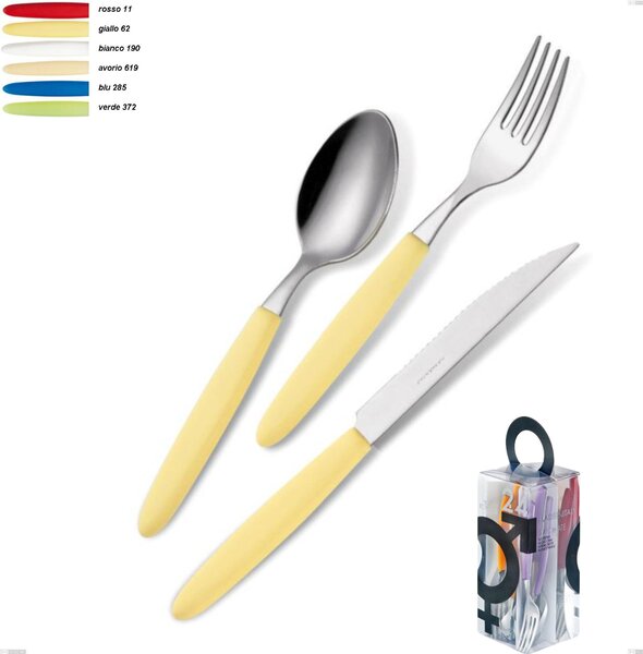 You&Me 24 Pieces Cutlery Set Light, Stainless Steel 18.c