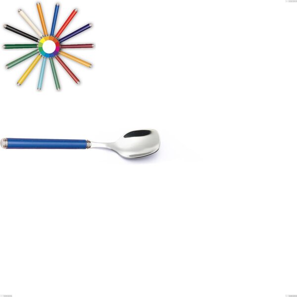 Ice Cream Spoon Line, 18/10 Stainless Steel (AISI304) Polished, Acrylic Handles Length 151 mm Name: Line