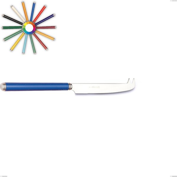 Cheese Knife Line, Polished 18/10 Stainless Steel (AISI304), Acrylic Handles, Length 148 mm Linea