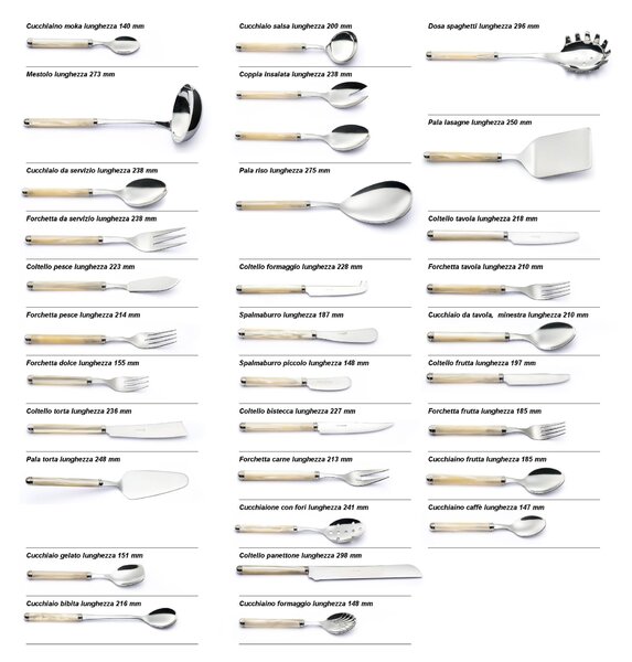 Pearl Line Meat Fork, Stainless Steel 18/10 (AISI304) Length 213 mm ABS Handle Double Collar Dishwasher Safe