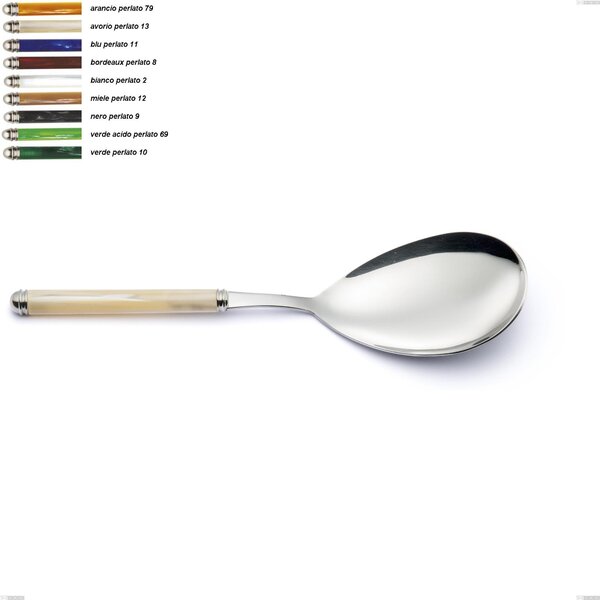Pearl Line Cutlery, Stainless Steel 18/10 (AISI304) 275 mm Length with ABS Handle Double Ferrule Dishwasher Safe