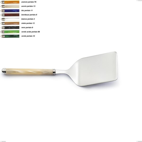 Lasagne Server pearl line collection, Stainless Steel 18/10 (AISI304) Length 250 mm, ABS Handle with Double Ring, Dishwasher Safe