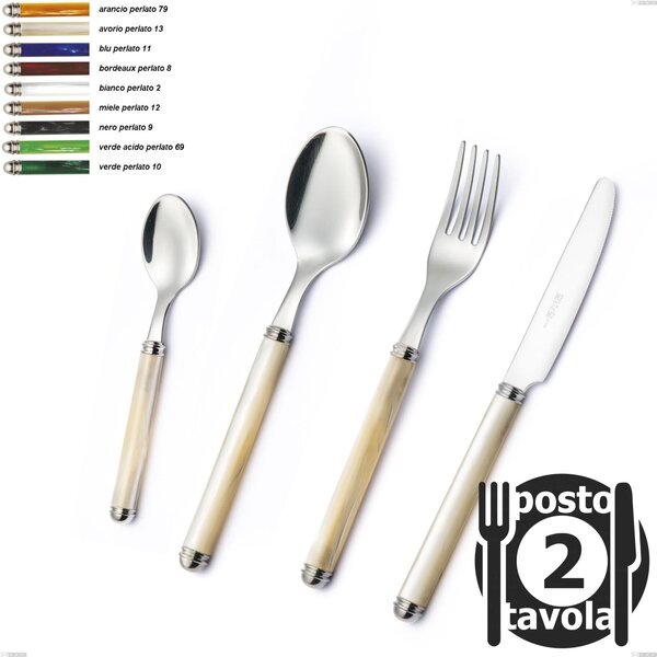 Pearl Line 2 Place Settings Cutlery, Stainless Steel 18/10 (AISI304)