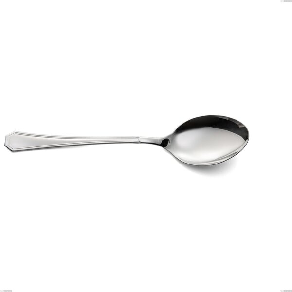 Loira Serving Spoon, Polished AISI 304 Stainless Steel, 2 mm Thickness, Classic Design, Length 228 mm