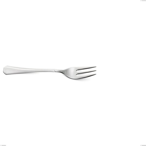Dessert Fork Loira, Polished AISI 304 Stainless Steel, 2 mm Thickness, Classic Design, Length 150 mm