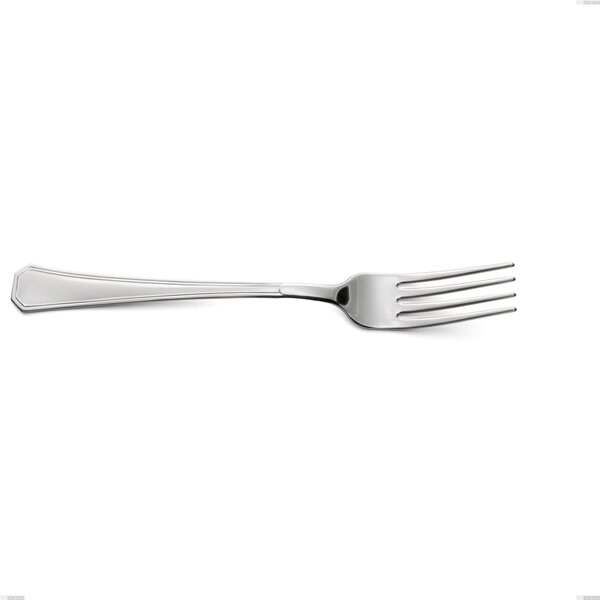 Loira Serving Fork, Polished AISI 304 Stainless Steel, 2 mm Thickness, Classic Design, Length 230 mm