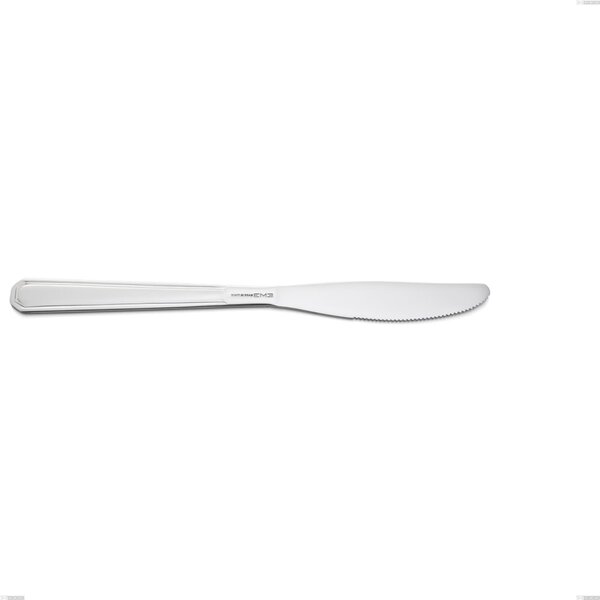 Loira Economical Table Knife, Polished AISI 304 Stainless Steel, 2 mm Thickness, Classic Design, Length 217 mm
