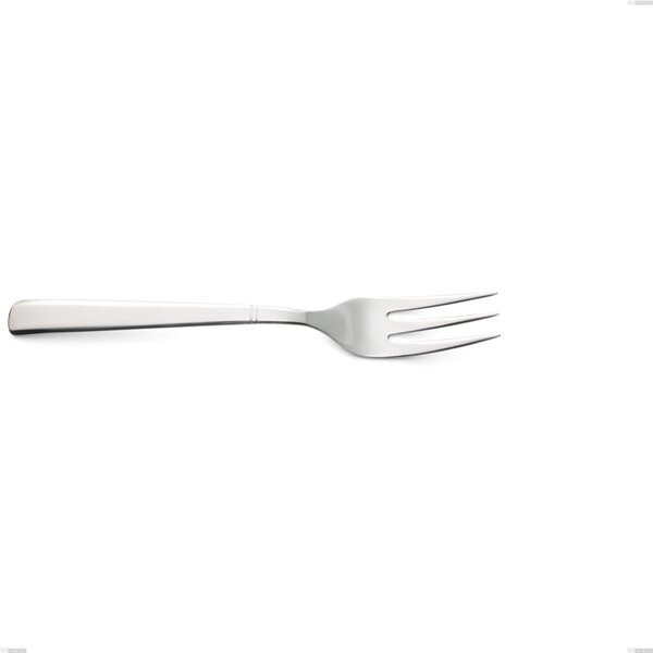 Lux Serving Fork, Polished AISI 304 Stainless Steel Cutlery, 2.5 mm Thickness, 235 mm Length