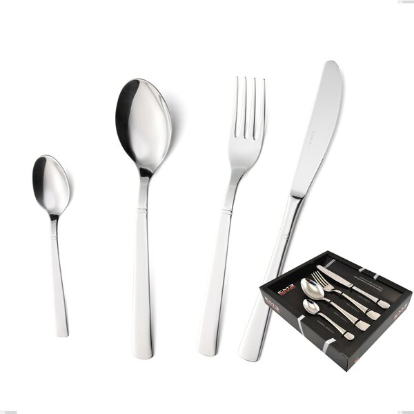 Lux 24-piece Cutlery Set in 18/10 Stainless Steel with Mirror Polish 2.5 mm Thickness in Display Package