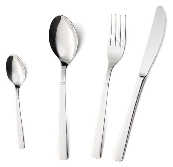 Lux 24-piece Cutlery Set in 18/10 Stainless Steel with Mirror Polish 2.5 mm Thickness in Display Package