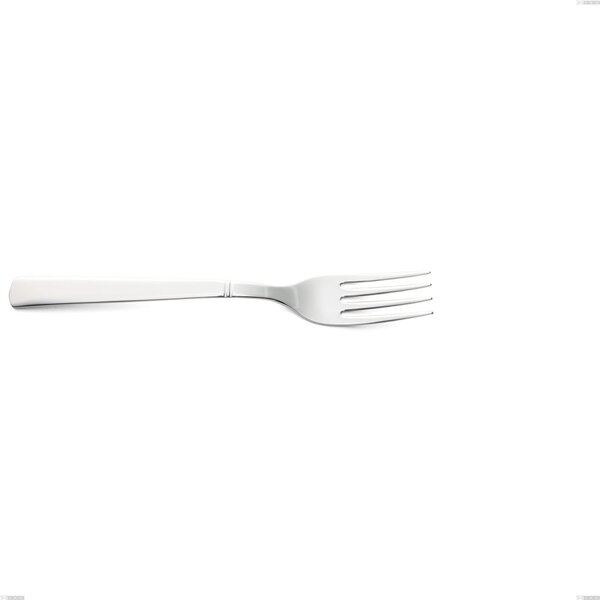 LUX Table Fork, 18/10 Stainless Steel (AISI 304) length 195 mm, thickness 2.5 mm, polished stainless steel finish, dishwasher safe