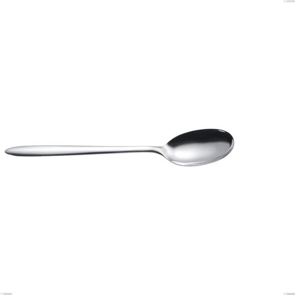 LIVE 18.10 AISI430 Stainless Steel Table Spoon, 2 mm Thickness, 219 mm Length, Polished Steel Handle, Dishwasher Safe