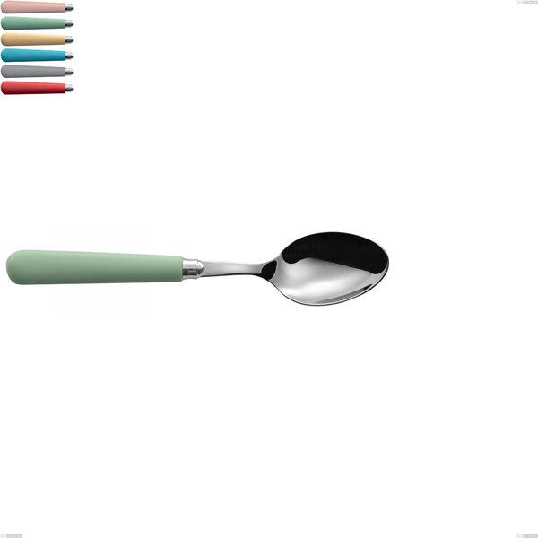 Macarons Serving Spoon, 18.10 Stainless Steel 234 mm Length with Polished Stainless Acrylic Handles
