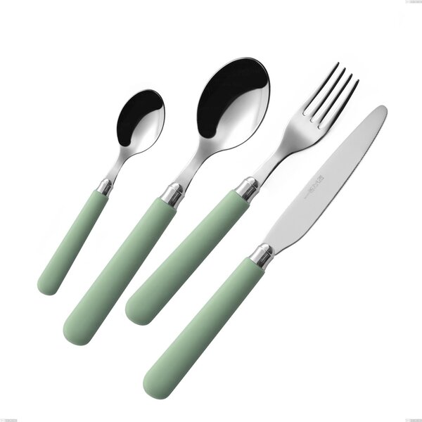 Macarons Ice Cream Spoon, Stainless Steel 18.10 Length 150 mm Acrylic Handles Polished Stainless Steel Name: Macarons