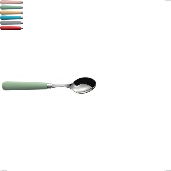 Dessert Spoon Macarons, Stainless Steel 18.10 Length 158 mm with Polished Stainless Steel Acrylic Handles Name: Macarons