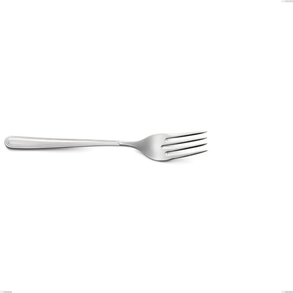Medea Fish Fork, Polished AISI 304 Stainless Steel, 3 mm Thickness, 182 mm Length
