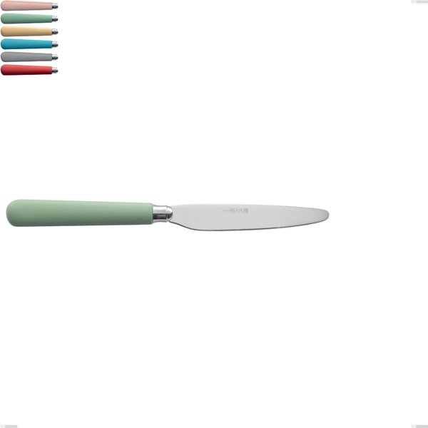 Macarons Table Knife, 18.10 Stainless Steel 227 mm Length with Polished Stainless Acrylic Handles