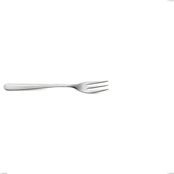 Medea Dessert Fork, Polished AISI 304 Stainless Steel, 3 mm Thickness, 155 mm Length