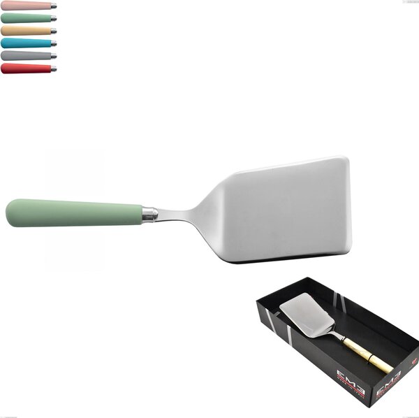 Showcase Pack 1 Piece Lasagne Server Macarons, 18.10 Stainless Steel with Polished Acrylic Handles Macarons Cutlery
