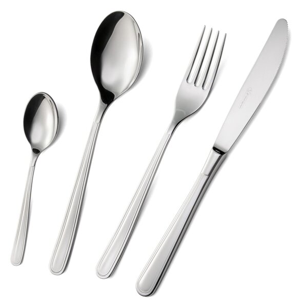MEDEA 24 Piece Cutlery Set Stainless Steel 18.10 (AISI304) Polished 3.0 mm Thickness in Showcase Packaging