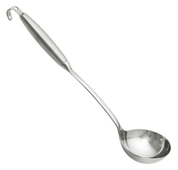 18/10 Stainless Steel Ladle Touch Me 33 cm with Hook Nickel Free