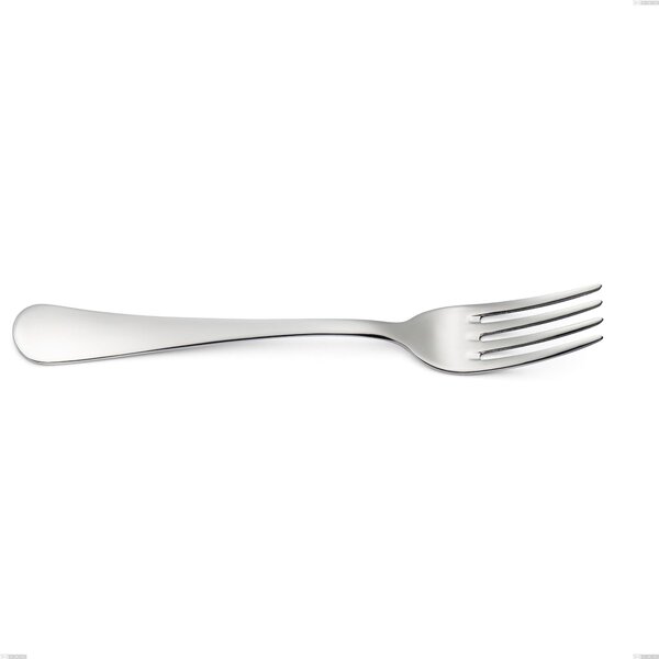 Milano Inox 18/10 Table Fork, Polished Mirror Finish Stainless Steel 18/10 (AISI304), 2.5 mm Thickness, 205 mm Length