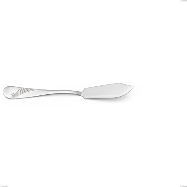Milano Inciso Fish Knife, 18/10 (AISI304) Polished Stainless Steel, Mirror Finish, Engraved Handle, 2.5 mm Thickness, 192 mm Length