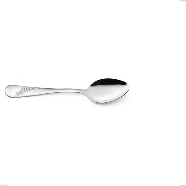 Milano Inciso Fruit Spoon, 18/10 (AISI304) Polished Stainless Steel, Mirror Finish, Engraved Handle, 2.5 mm Thickness, Length 184 mm