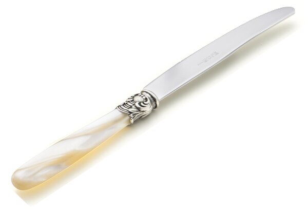 Colourful Cutlery Set 49 Pieces MONA LISA 12 Table Settings 18/10 with Ring on Handles in Gift Package