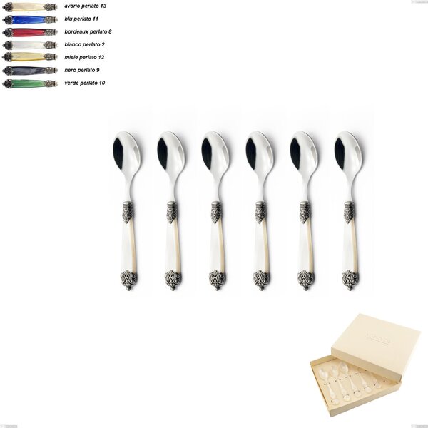 Mirage 6-piece coffee spoon set, Stainless Steel 18.10 (AISI 304)