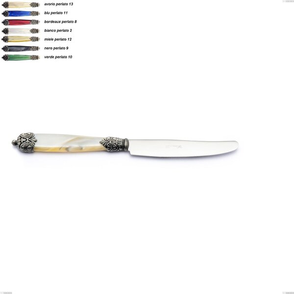 Mirage Table Knife in 18.10 AISI304 Steel with Pearlescent Handle Dishwasher Safe