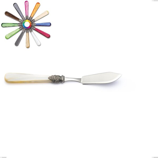 Napoleon Pearl Fish Knife, (18.10 aisi304 stainless steel), Length 218 mm, Methacrylate Handles